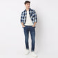 Stone Wash Skinny Fit Clean Look Jeans
