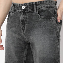 Regular Fit Solid Short Length Mid Rise Shorts