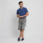 Woven Straight Fit Denim Shorts