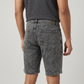 Woven Mid Rise Solid Shorts