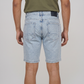 Woven Mid Rise Solid Shorts