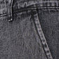 Solid Mid Rise Cargo Shorts
