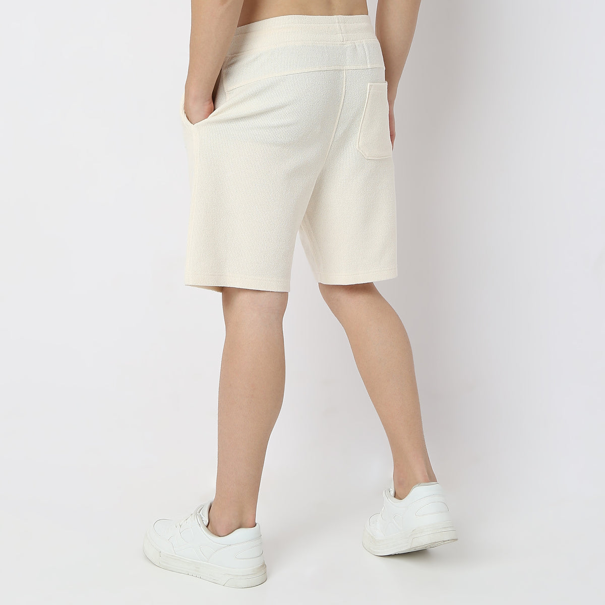 Oversize Structured Knee Length Shorts