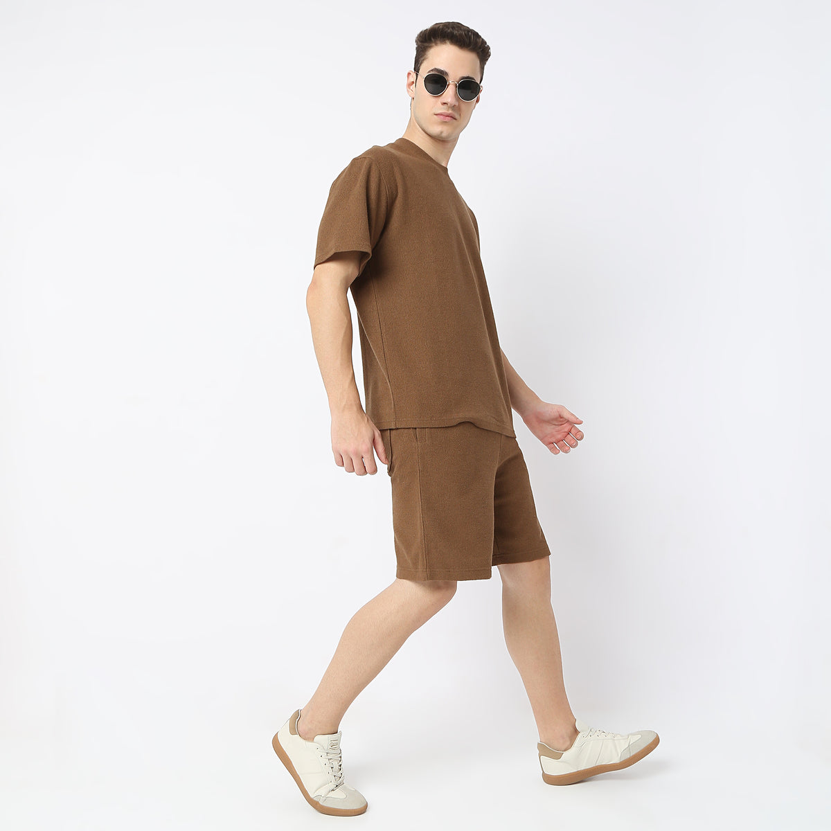 Oversize Structured Knee Length Shorts