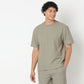 Crew Neck Structured Oversize Half Sleeve Round Neck T-Shirt