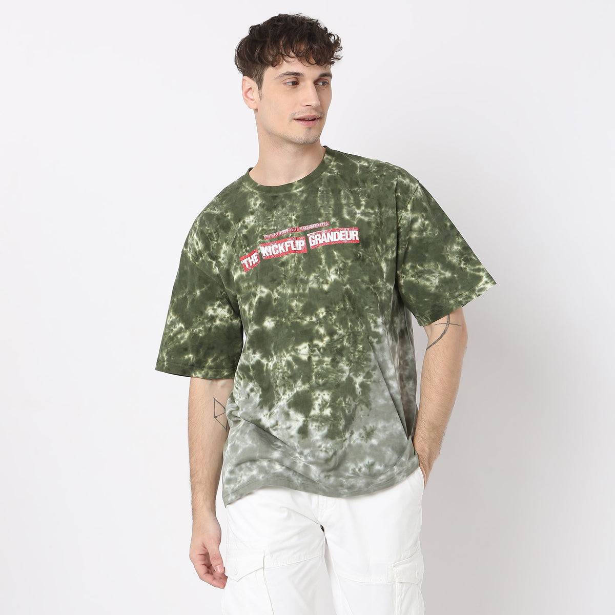 Oversize Tie - Dye Crew Neck Modern Street T-Shirt