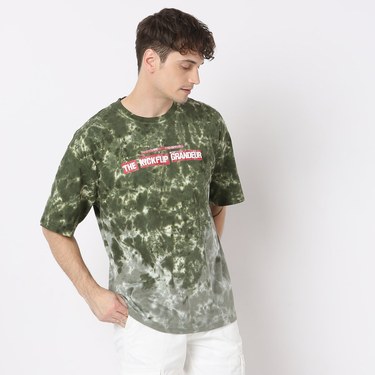 Oversize Tie - Dye Crew Neck Modern Street T-Shirt