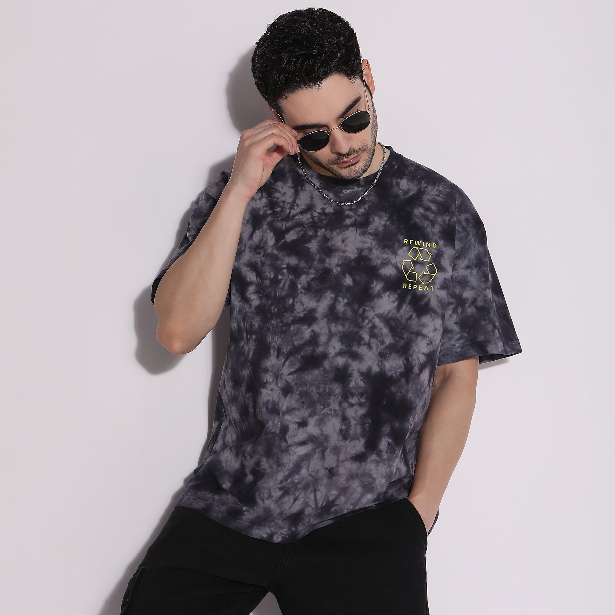 Oversize Tie - Dye Crew Neck Modern Street T-Shirt