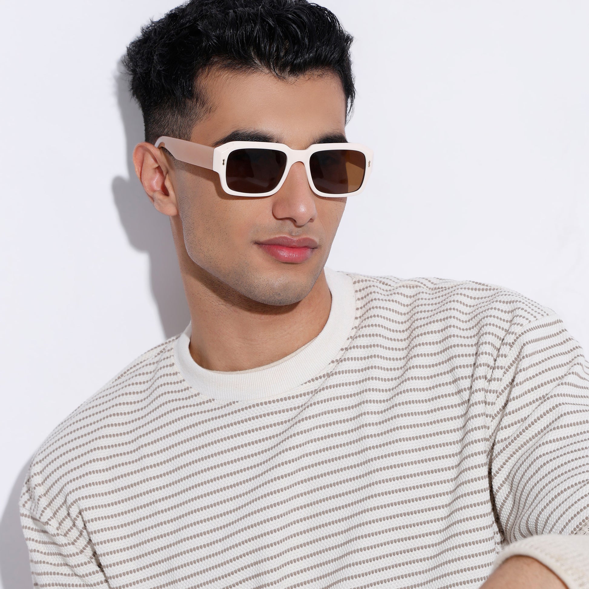 Oversize Striped Regular Length T-Shirt