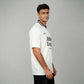 Oversize Drip Graphic Polo T-Shirt