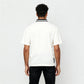 Oversize Drip Graphic Polo T-Shirt