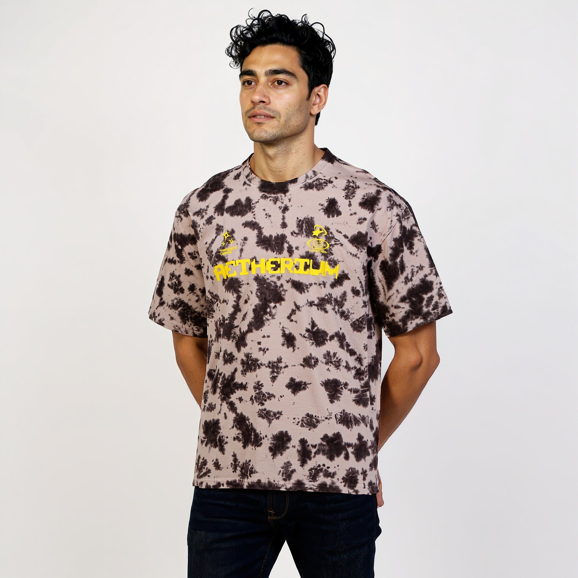 Tie and Dye Oversize Graphic T-Shirt