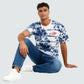 Cotton Tie and Dye Oversize Graphic T-Shirt