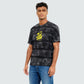 Cotton Tie and Dye Oversize Graphic T-Shirt