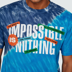 Cotton Tie and Dye Oversize Graphic T-Shirt