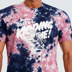 Cotton Tie and Dye Oversize Graphic T-Shirt