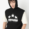 Oversized Crew Neck Drip T-Shirt