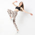 Printed Full Length Slim Fit High Rise Trackpants
