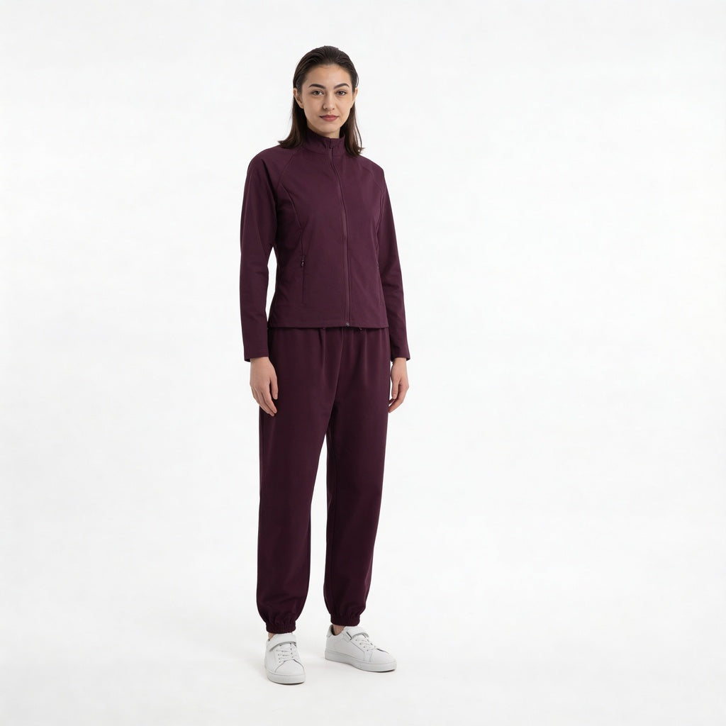 High Rise Solid Joggers