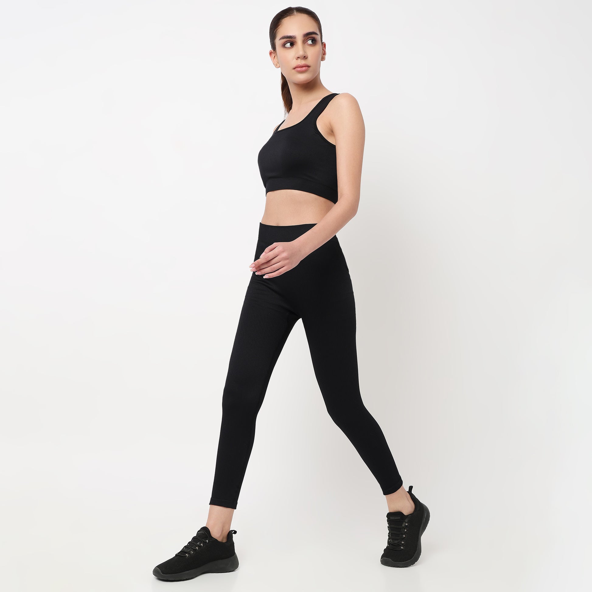 Slim Fit High Rise Leggings