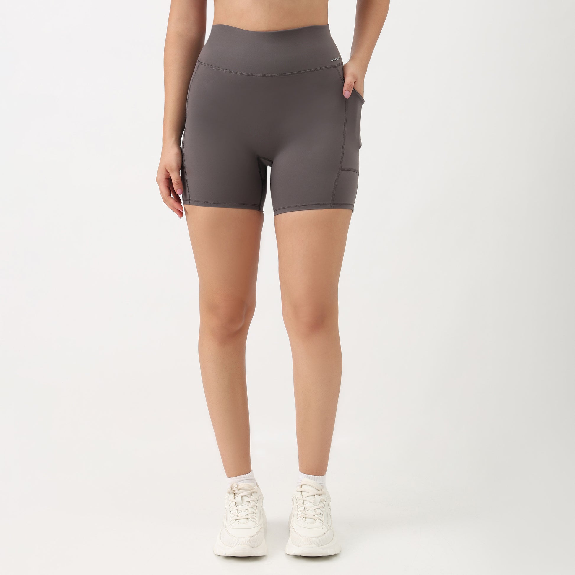 Airdry Slim Fit High Rise Active Shorts
