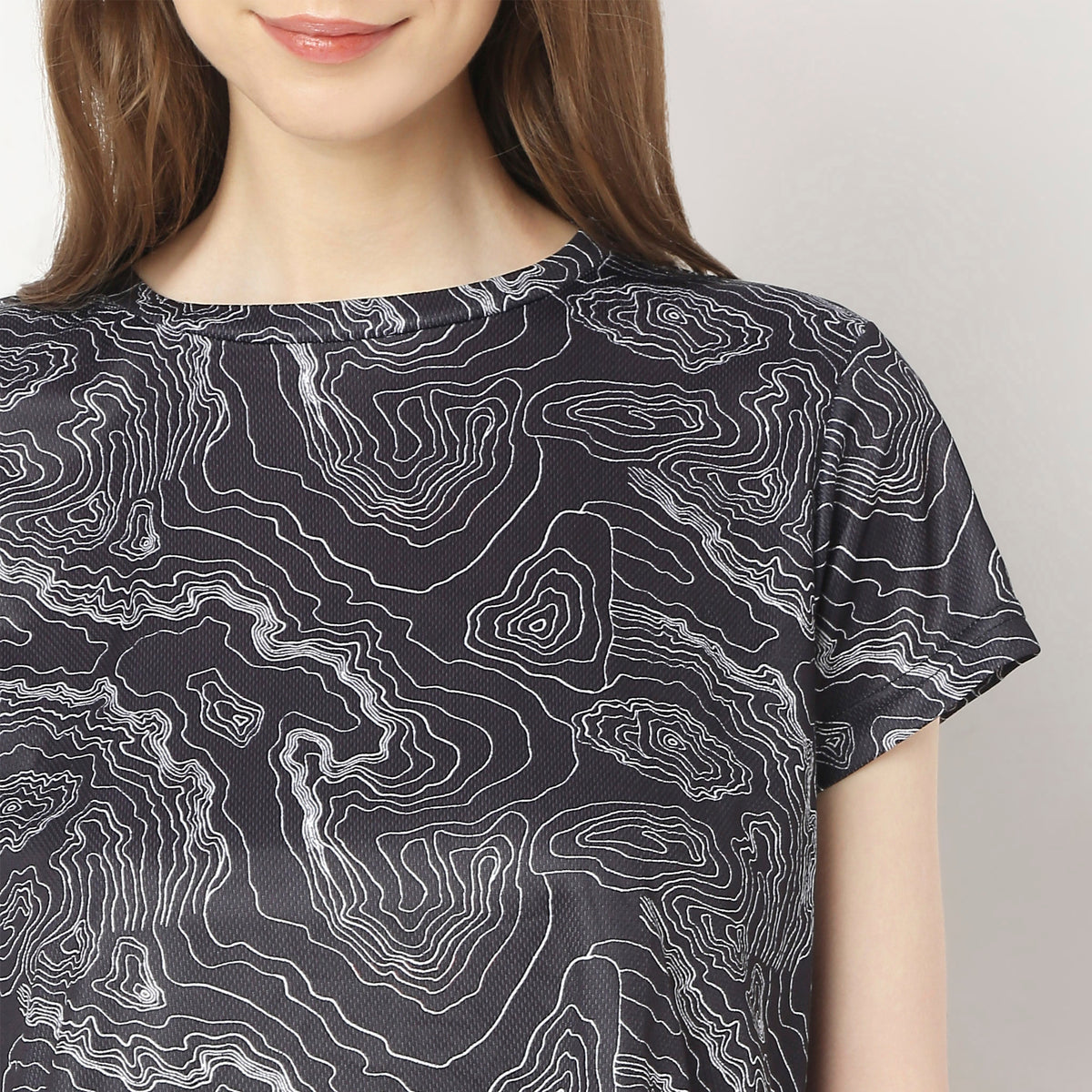 Regular Fit Abstract T-Shirt