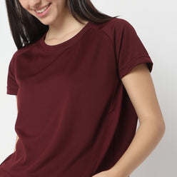 Regular Fit Solid T-Shirt