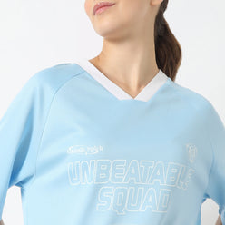 Oversize Printed V-Neck T-Shirt