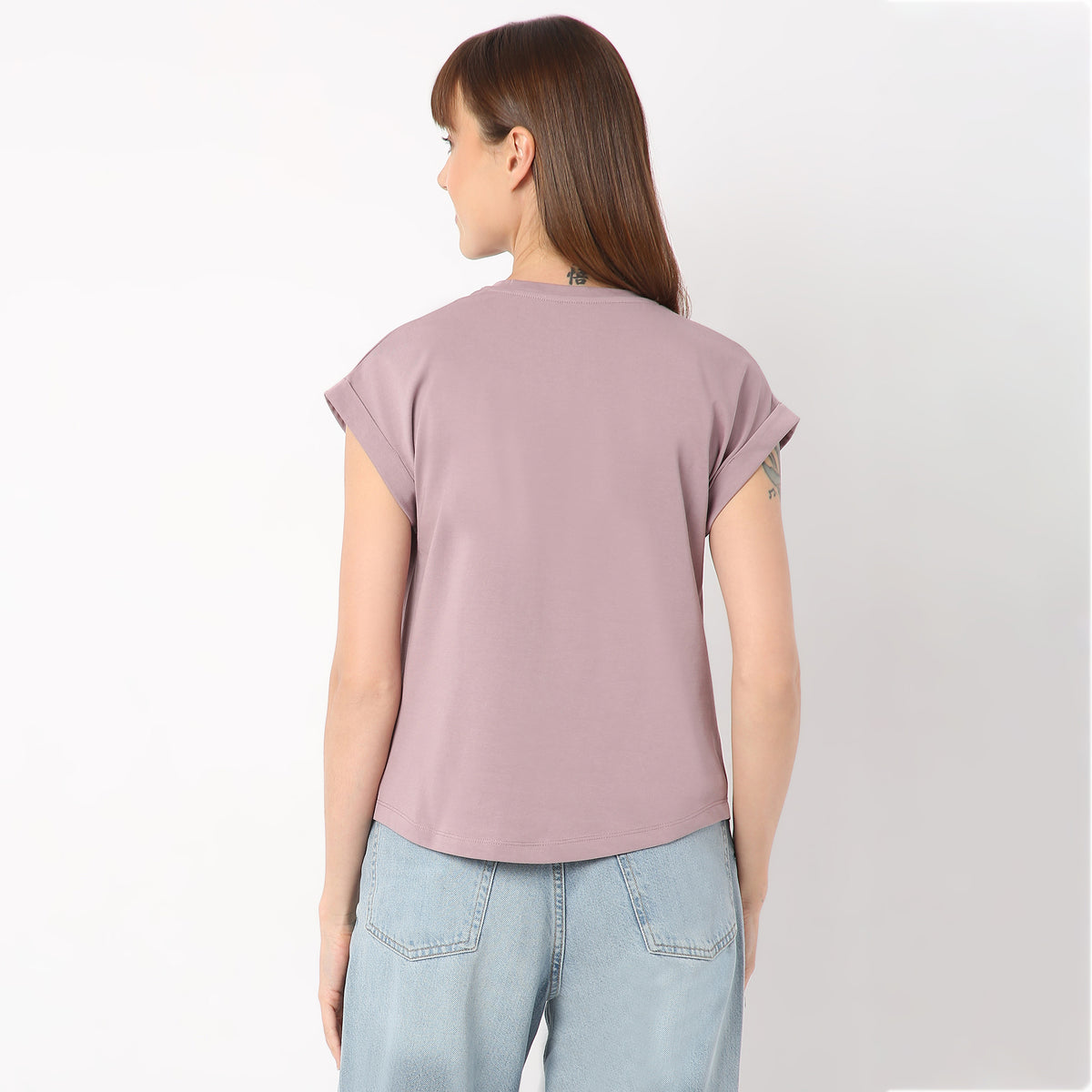 Airdry Solid T-Shirt Suitable For High Performance Activities 