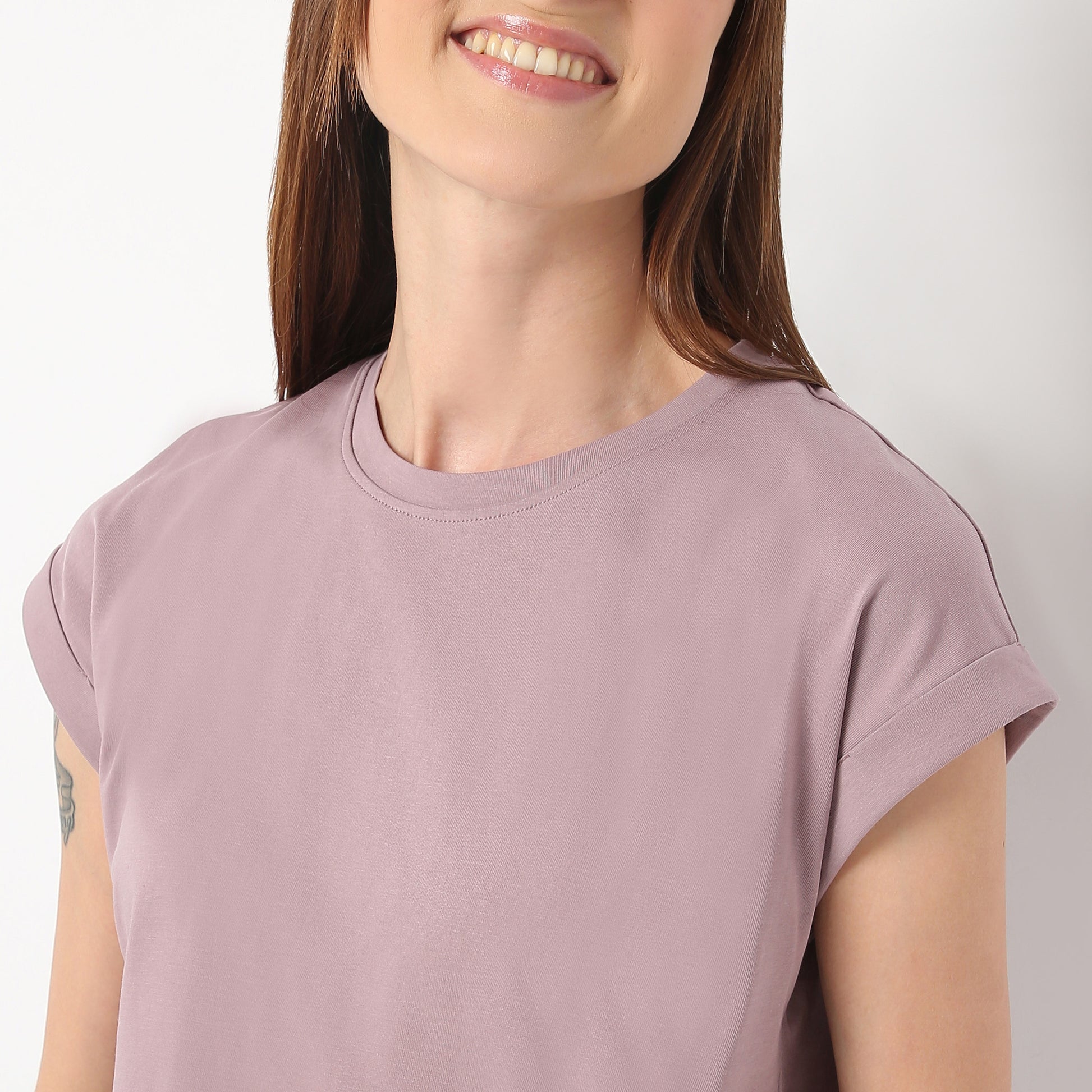 Airdry Solid T-Shirt Suitable For High Performance Activities 