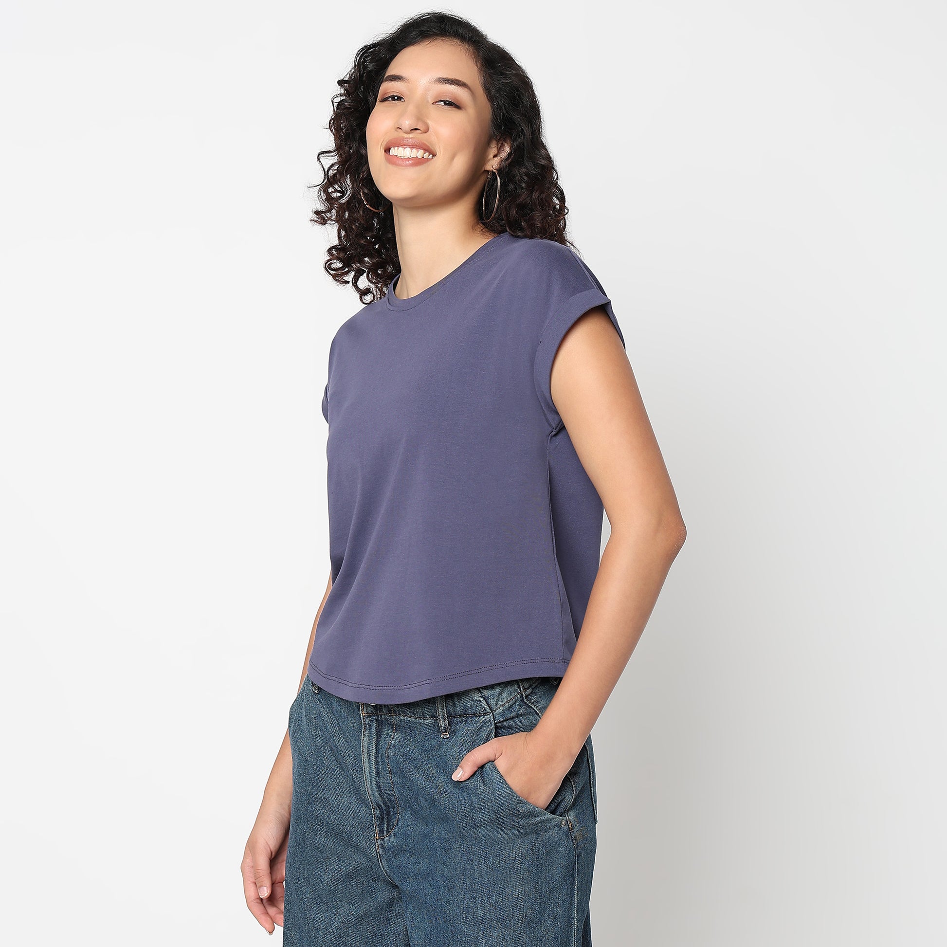 Airdry Solid T-Shirt Suitable For High Performance Activities 