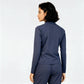 Women Solid Turtle Neck Full Sleeve Active With Sports Jacket T-Shirt