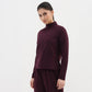 Women Solid Turtle Neck Full Sleeve Active With Sports Jacket T-Shirt