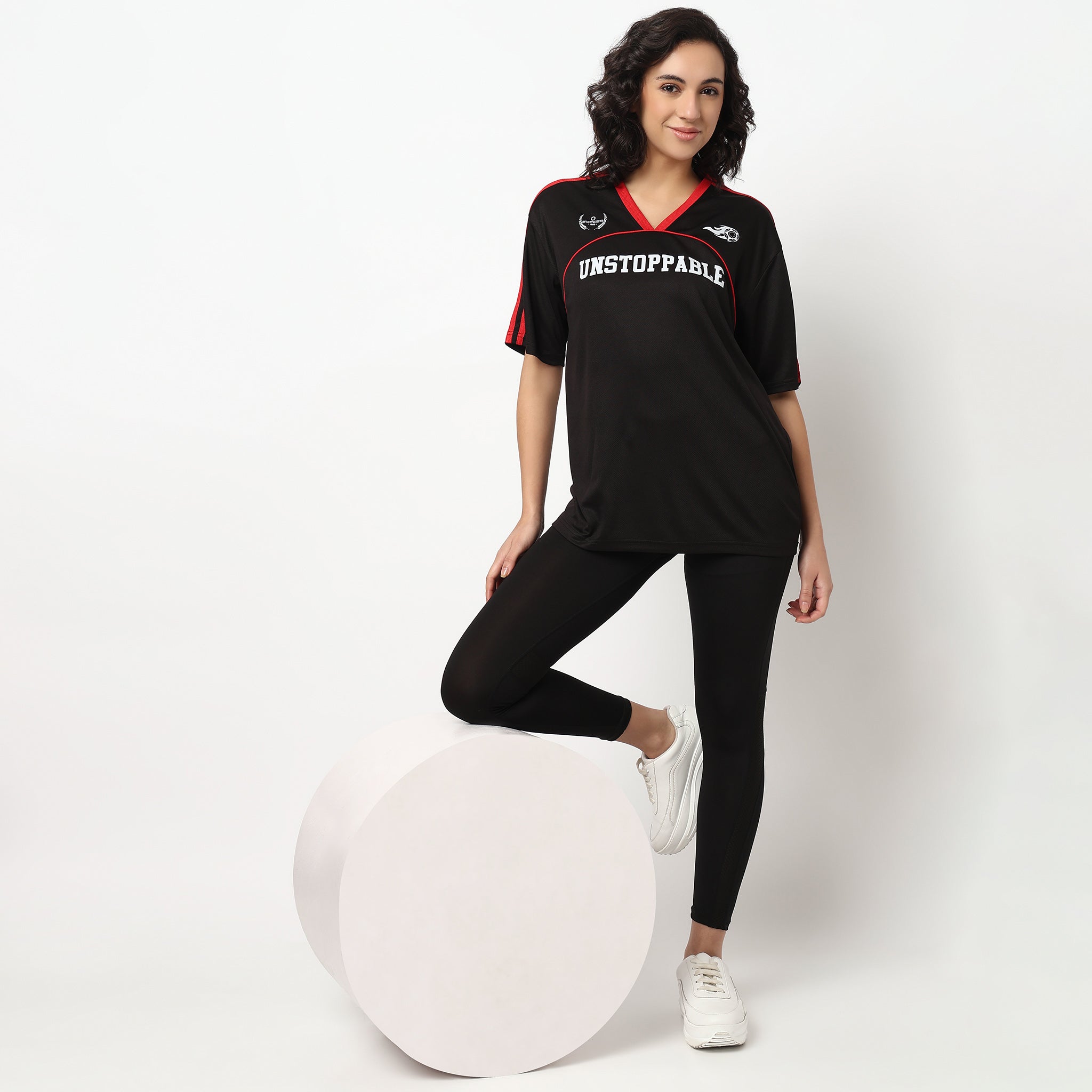 Buy Women Oversize Graphic Short Sleeve T-Shirt  - Style Union