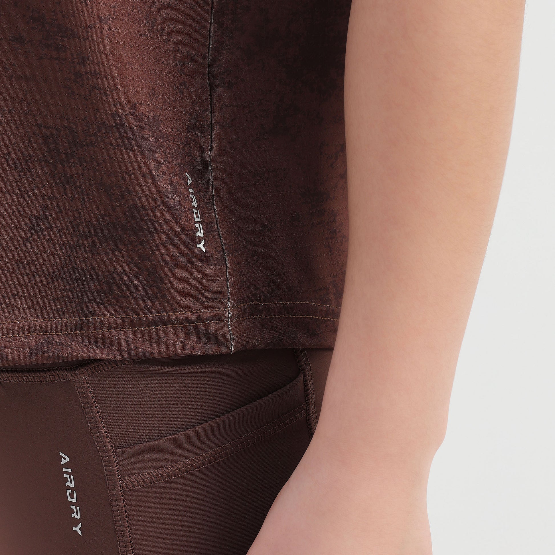 Air Dry Knitted Printed Active T-Shirt