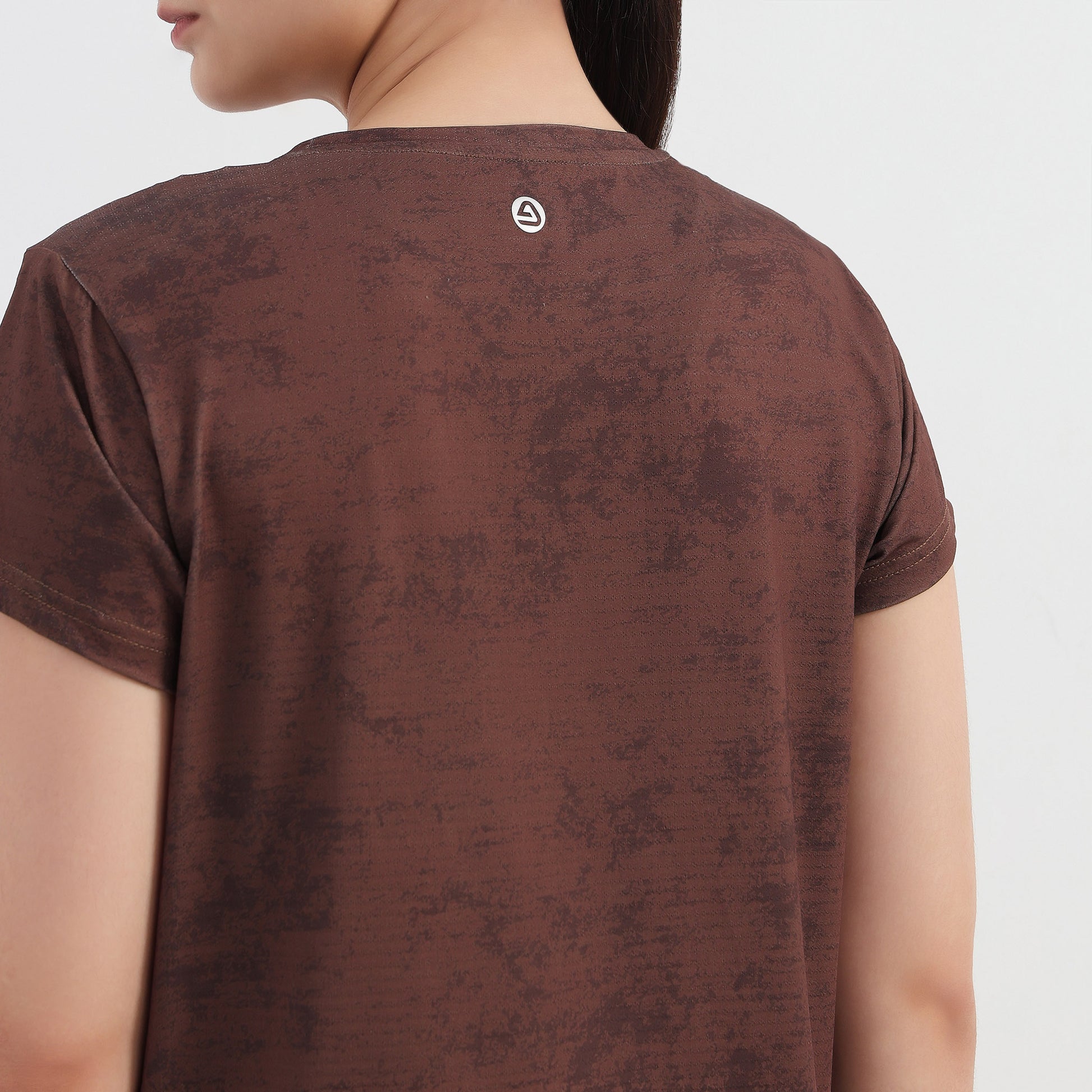 Air Dry Knitted Printed Active T-Shirt