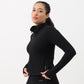 Airdry High Neck Jacket with Front Zipper Opening