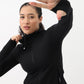 Airdry High Neck Jacket with Front Zipper Opening