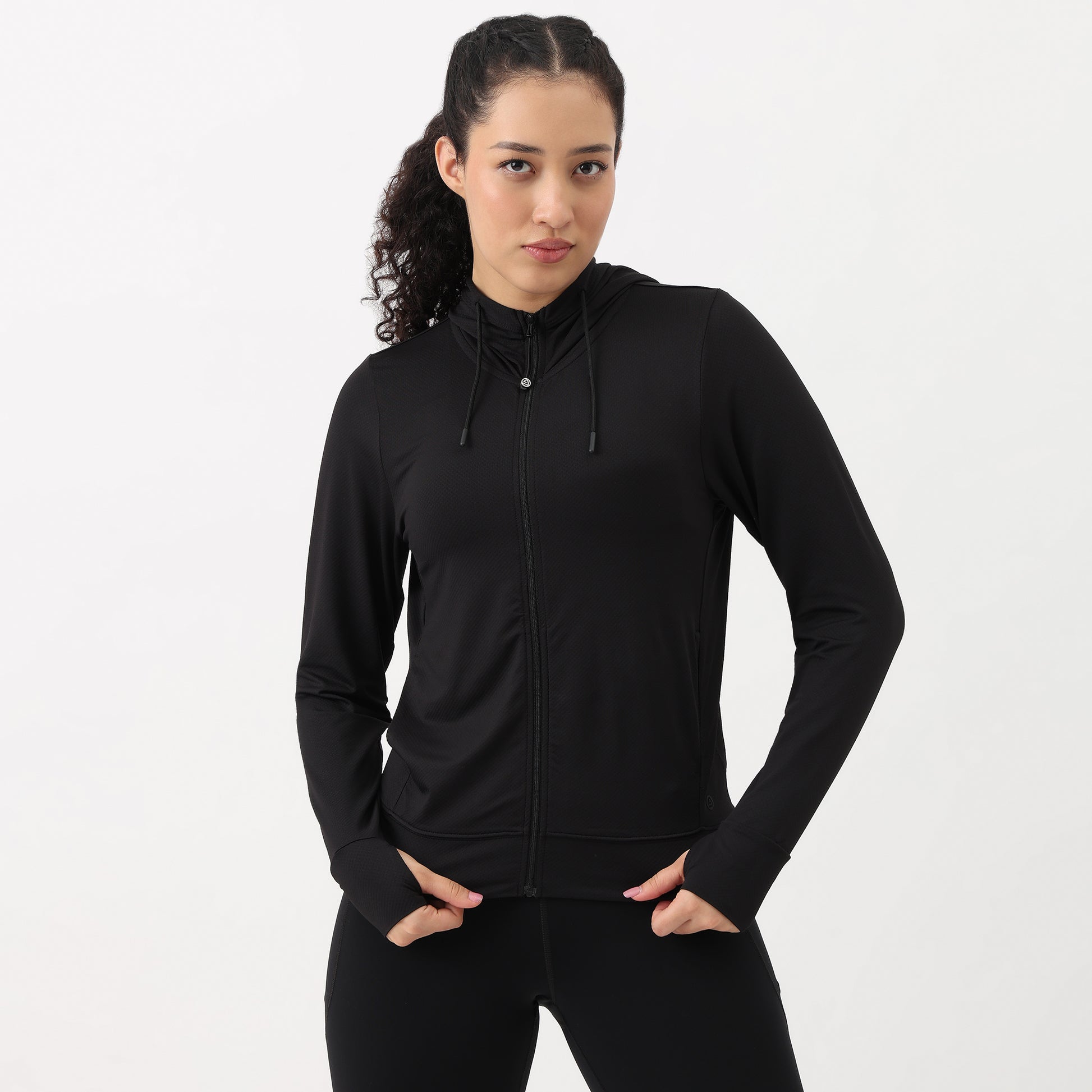 Airdry Solid Hoodie Jacket