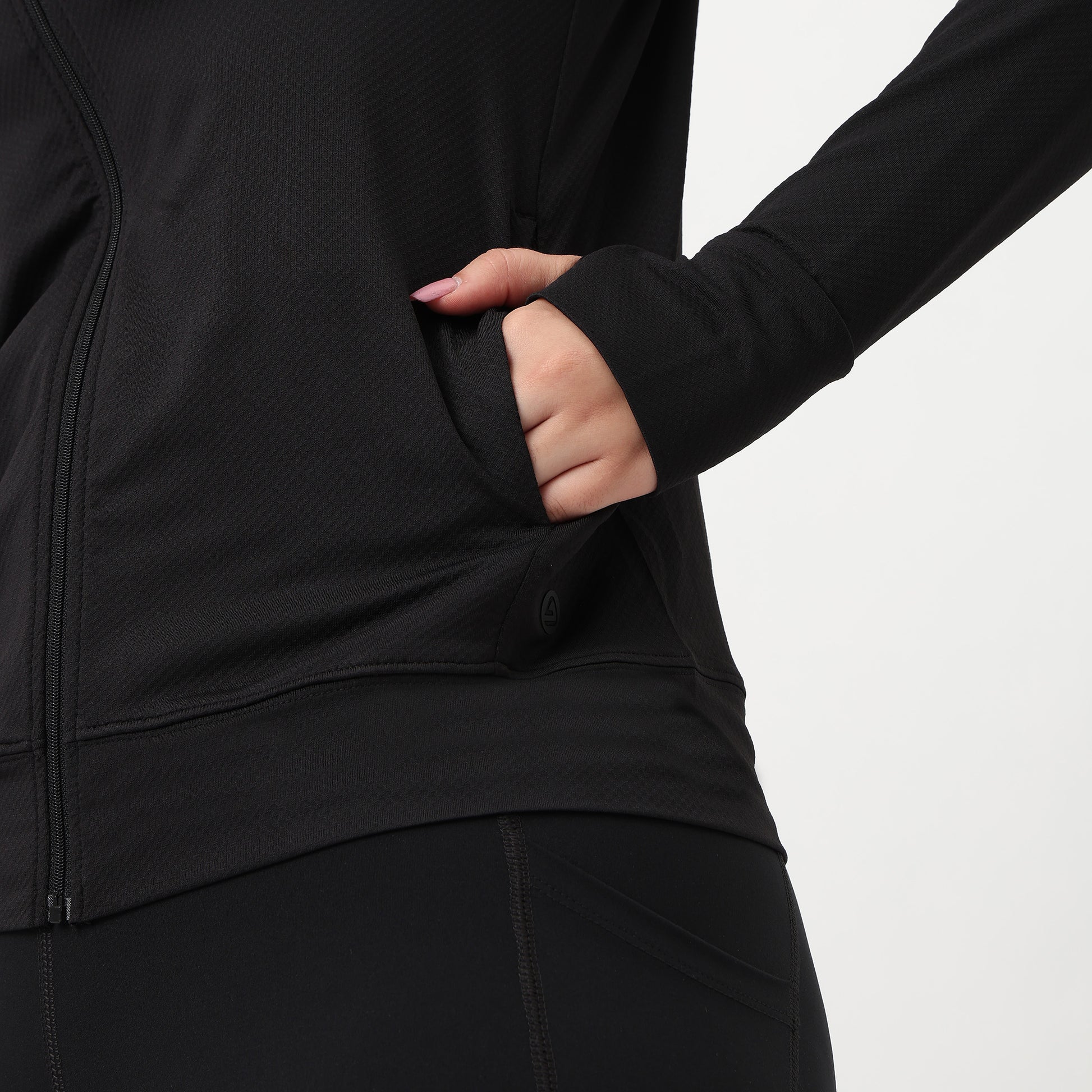 Airdry Solid Hoodie Jacket