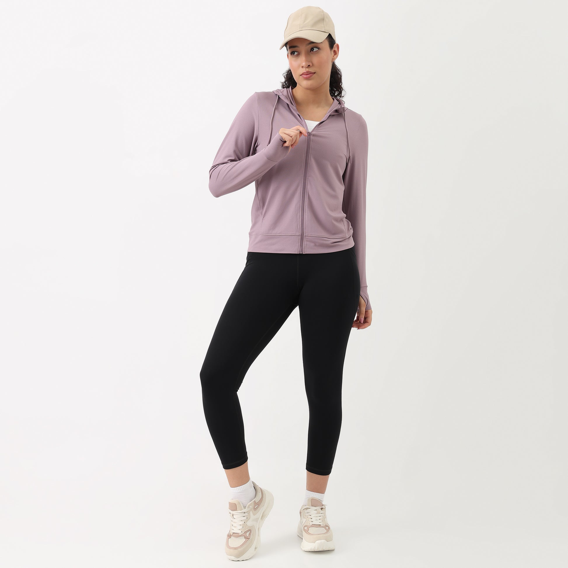 Airdry Solid Hoodie Jacket