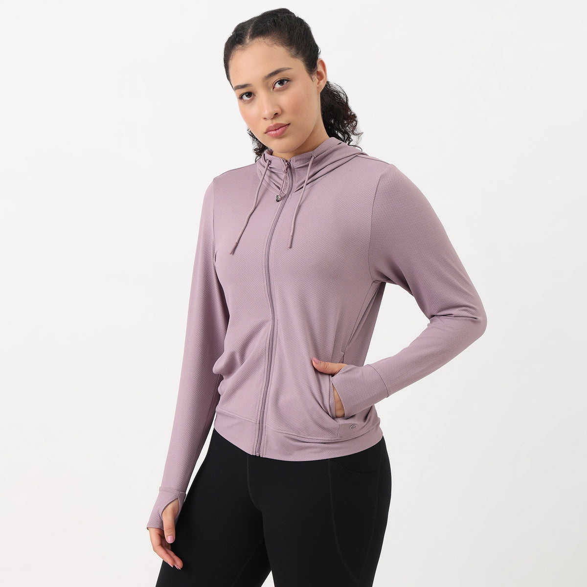 Airdry Solid Hoodie Jacket