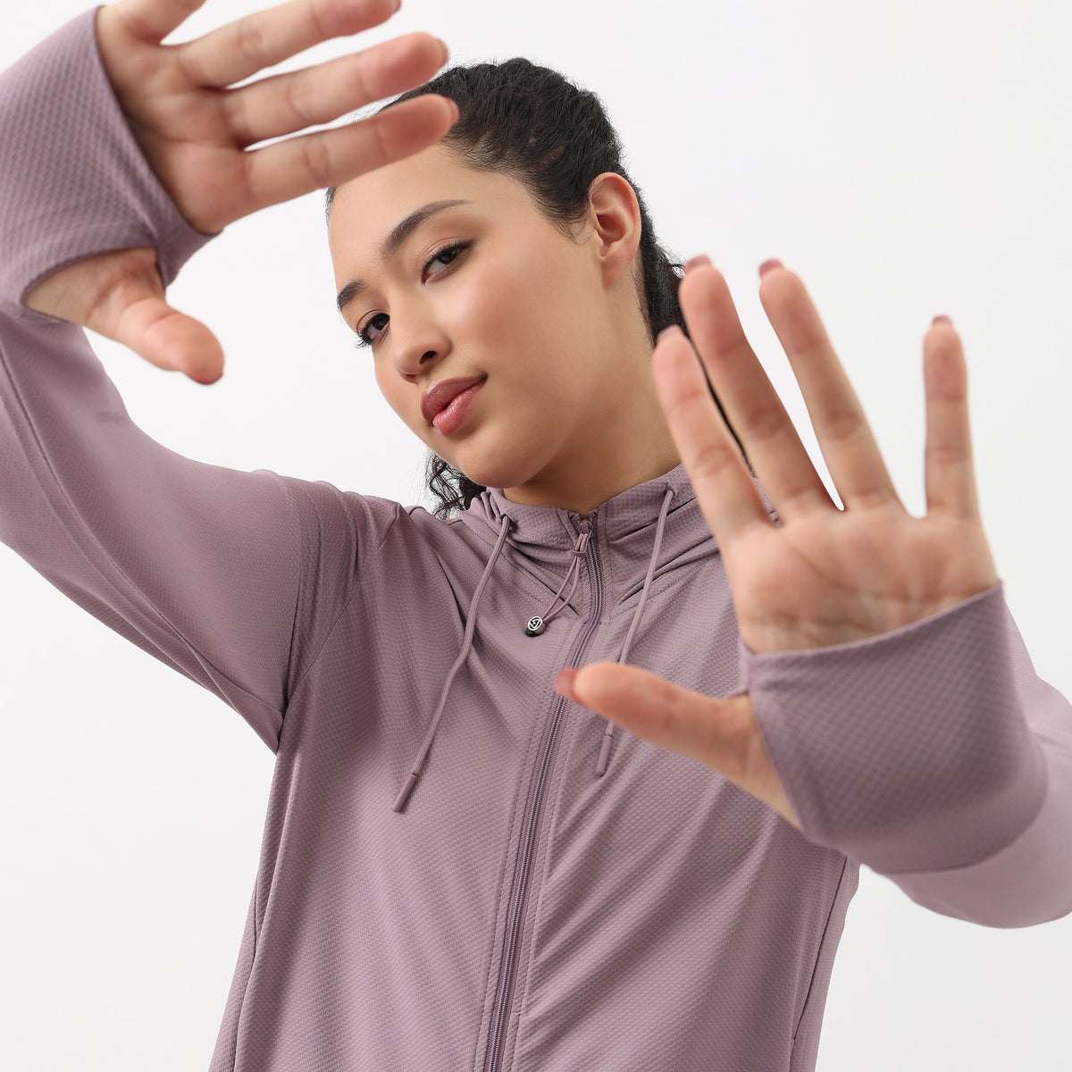 Airdry Solid Hoodie Jacket