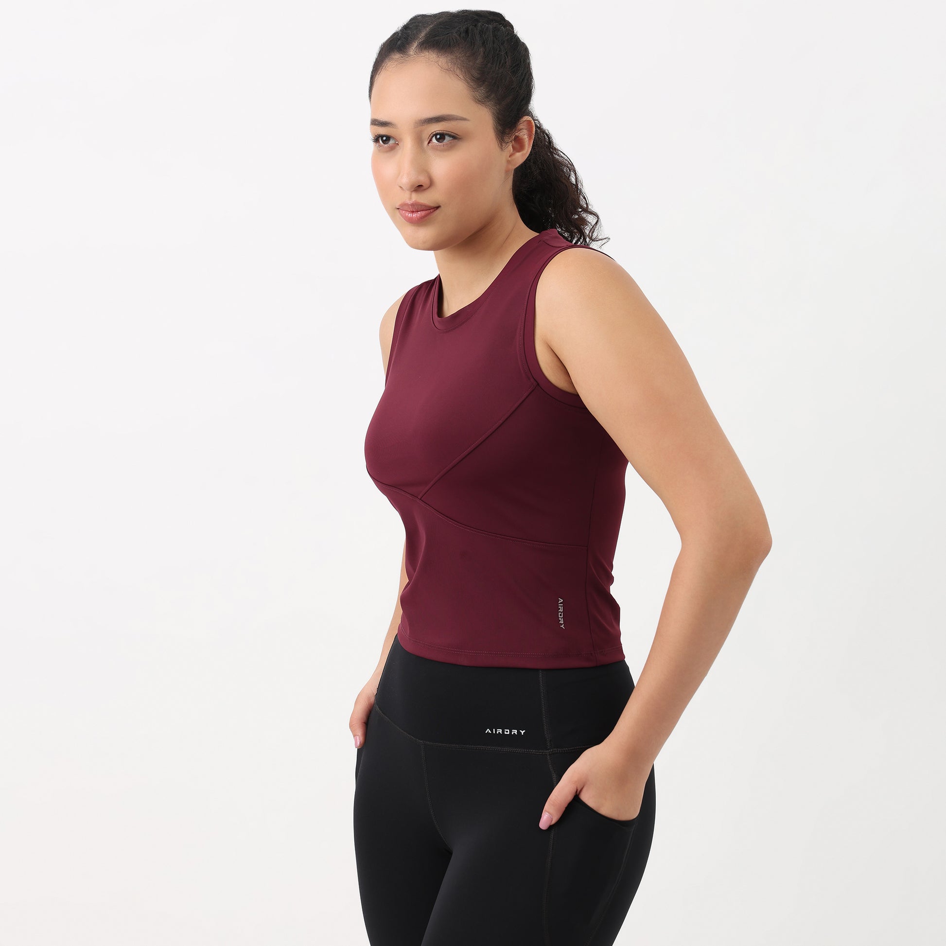 Airdry - Dryfit Tank - Slim Fit Solid Performance Tee