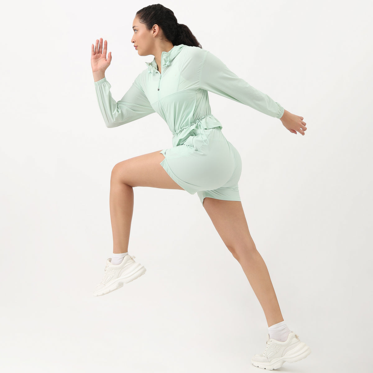 Airdry Solid Hoodie Jacket