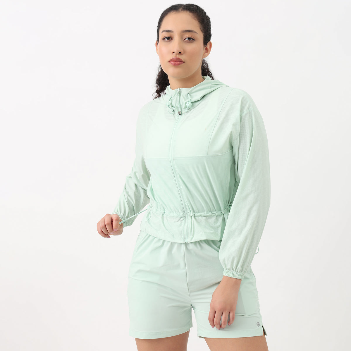 Airdry Solid Hoodie Jacket