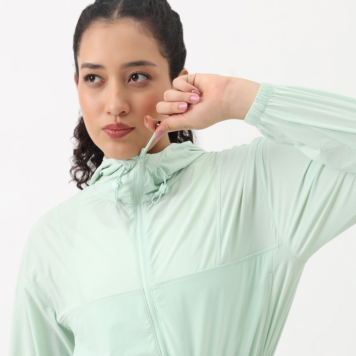 Airdry Solid Hoodie Jacket