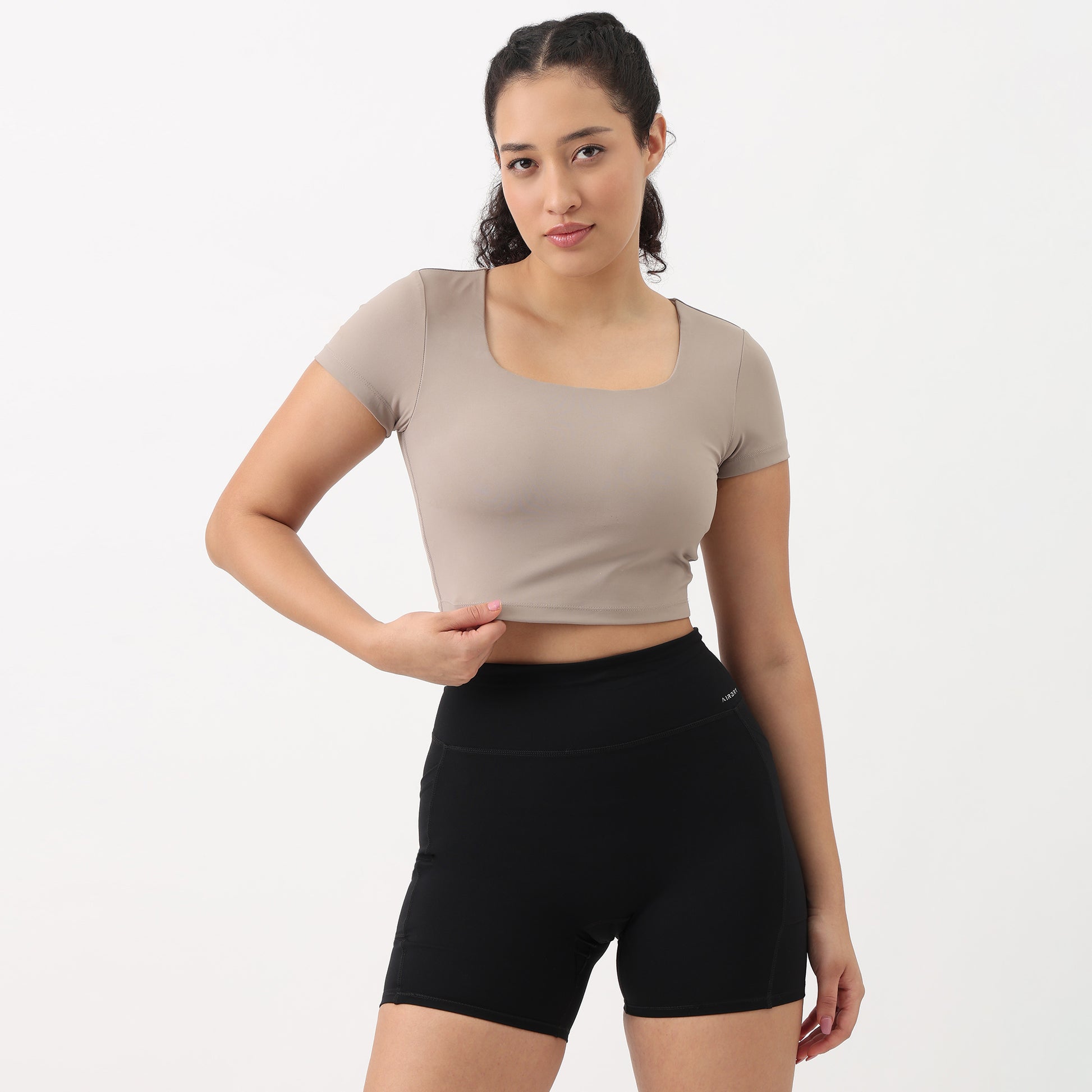 Sculpt Tee – Airdry® Cropped T-Shirt – Sculpt Fit, Lightweight Comfort
