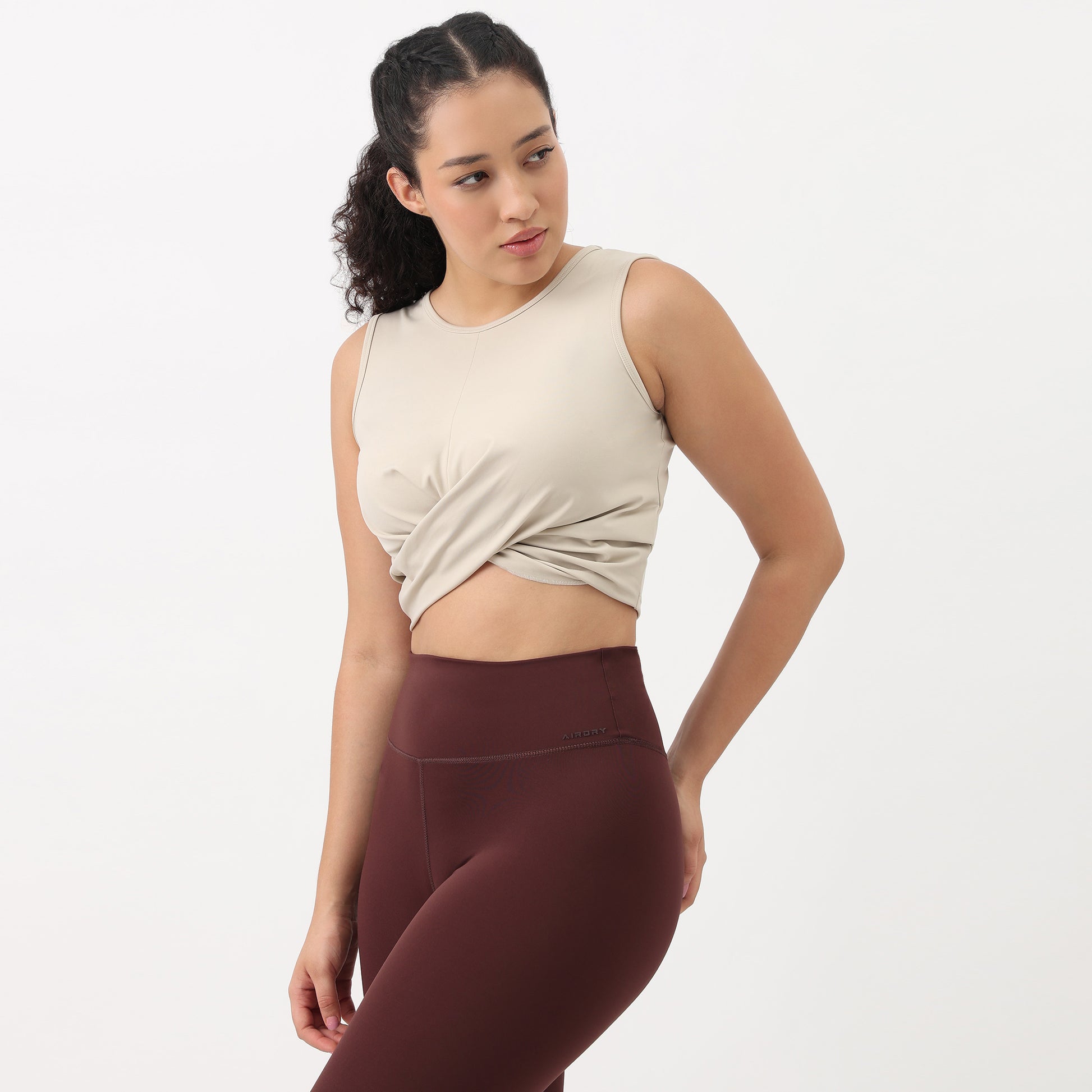 Airdry Tank With Twisted Knot In Front