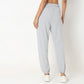 Regular Fit Solid High Rise Joggers